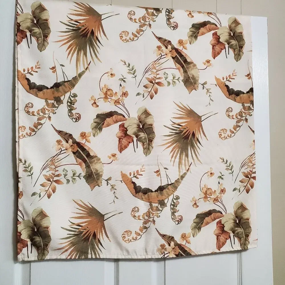 Tropical print tablecloth 60x82